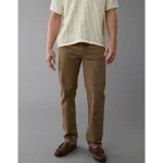 AE EasyFlex Relaxed Straight Jean - Khaki