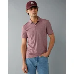 AE 24/7 Club Logo Polo Shirt - Wineberry