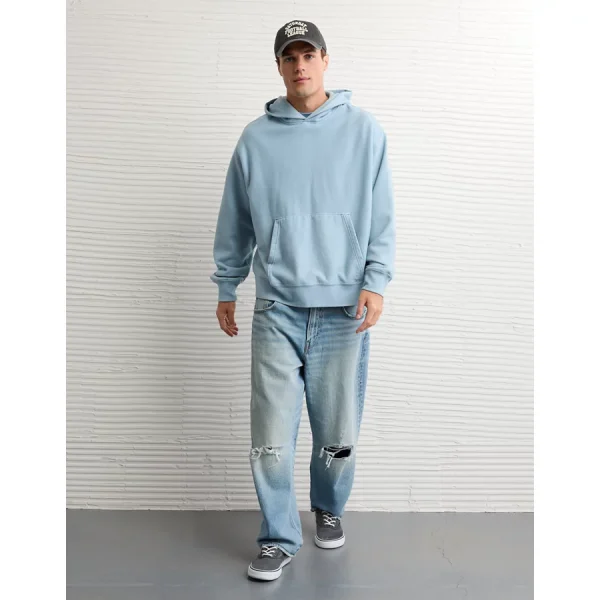 AE Laidback Luxe Heavyweight Hoodie - Light Blue