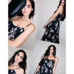 AE Sweetheart Tiered Maxi Dress - Light Pink