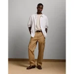 AE77 Premium Cargo Pant - Bone Khaki