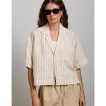 AE77 Premium Linen Camp Shirt - White