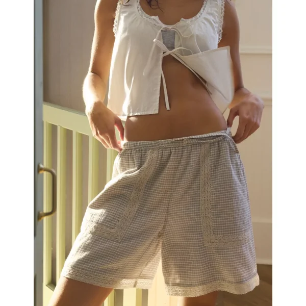 Aerie Off-Duty Gauze Boxer - Soft Muslin