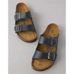 Birkenstock Men's Arizona Soft Footbed Sandal - Blue