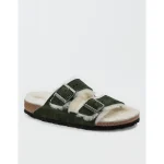 Birkenstock Women's Arizona Shearling Sandal - Deep Forest
