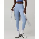 OFFLINE By Aerie Real Me XTRA High Waisted Ribbed Legging - Monaco Blue