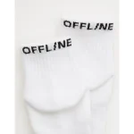OFFLINE By Aerie Short Crew Sock - Bright White