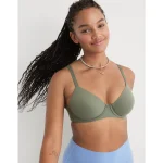 SMOOTHEZ Full Coverage Lightly Lined Bra - Olive Fun