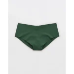 SMOOTHEZ No Show Cheeky Underwear - Rugged Green