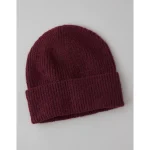 AE Cozy Ribbed Beanie - Preppy Red