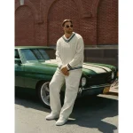 AE x Tru Kolors Chenille Baggy Trouser - Cream