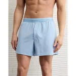 AEO Men's Ultra Soft Pocket Boxer Short - Ice Blue