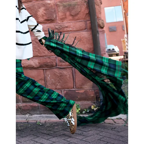 Aerie Printed Lightweight Scarf - Everglade