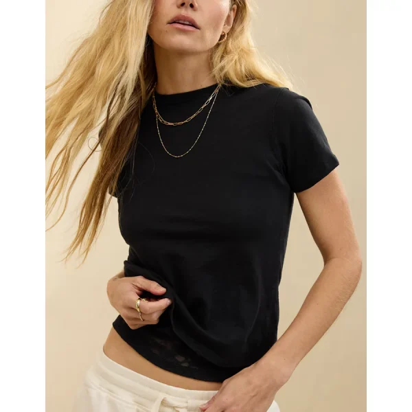 Aerie Vintage T-Shirt - True Black