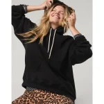 OFFLINE By Aerie Cloud Fleece Oversized Hoodie - True Black