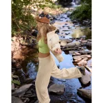 OFFLINE By Aerie Real Me Low Key Longline Sports Bra - Sharp Green