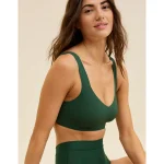 SMOOTHEZ Padded Sweetheart Bralette - Rugged Green