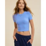 SMOOTHEZ Short Sleeve Crew T-Shirt - Dream Blue