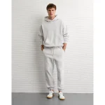 AE Laidback Luxe Heavyweight Sweatpant - Heather Frost