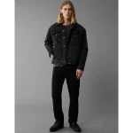 AE AirFlex+ Athletic Straight Jean - Black