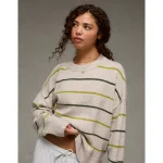 AE Whoa So Soft Classic Crew Neck Sweater - Green