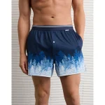 AEO Men's Ultra Soft Pocket Boxer Short - Navy