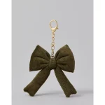 AEO Puffy Bow Bag Charm - Green
