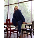 Aerie Jet Setter Hoodie - Navy