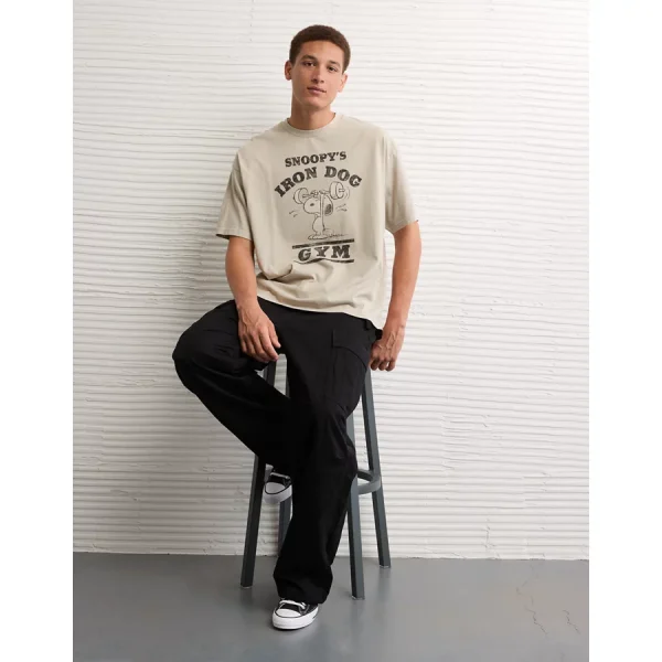 AE Boxy Snoopy Graphic T-Shirt - Stone Harbor