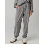 OFFLINE By Aerie Weekend Away Jogger - Shell Gray