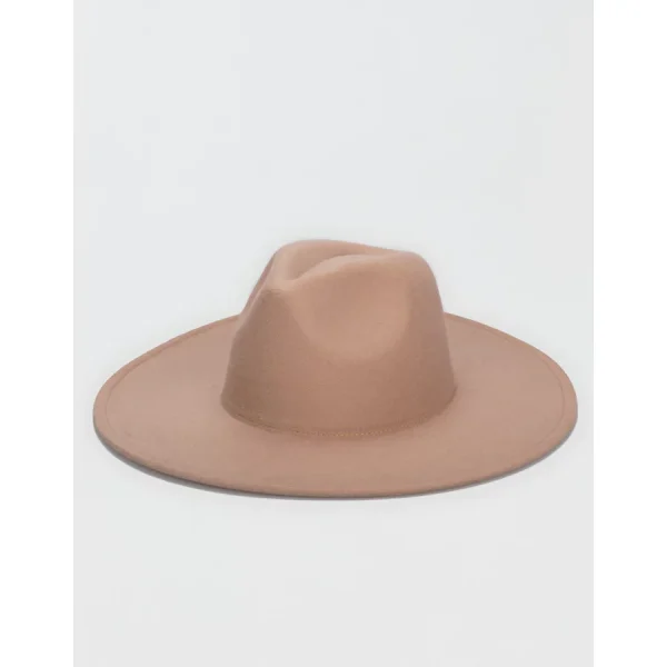 San Diego Hat Company Wide Brim Felt Hat - Natural