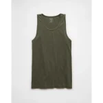 AE Crew Neck Tank Top - Willow Green