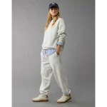 AE Everyday Luxe Crew Neck Sweatshirt - Heather Gray