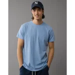 AE Lived-In Slim T-Shirt - Blue