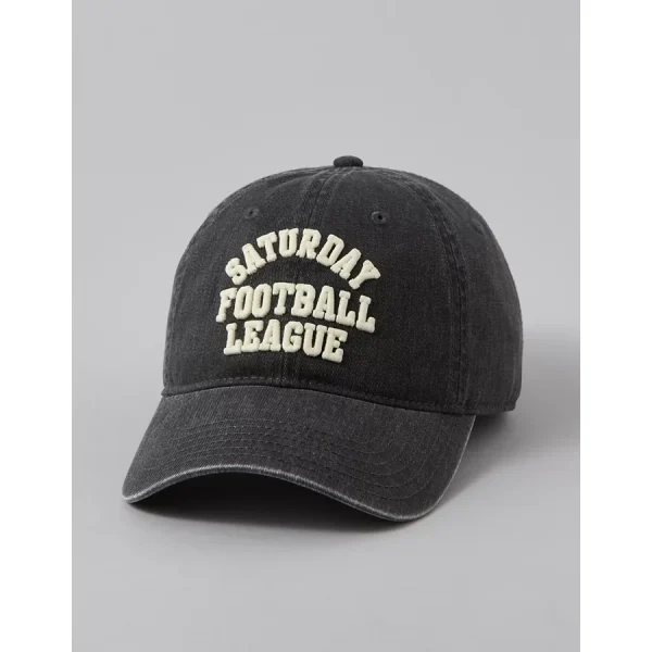 AE Saturday Football Baseball Hat - Faded Black