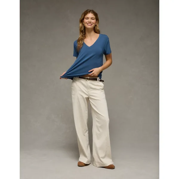 AE Soft & Sexy V-Neck T-Shirt - Navy