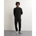 AE Waffle Jogger Pant - Charcoal Heather Gray
