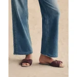 AE Woven Twist Side Sandal - Wineberry