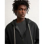 AE Zip-Up Fleece Hoodie - Dark Shadow