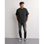AE AirFlex+ Patched Athletic Skinny Jean - Black Wash