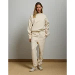 AE77 Premium Fleece Jogger - Natural