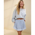 Aerie Boxer Skort - Monaco Blue