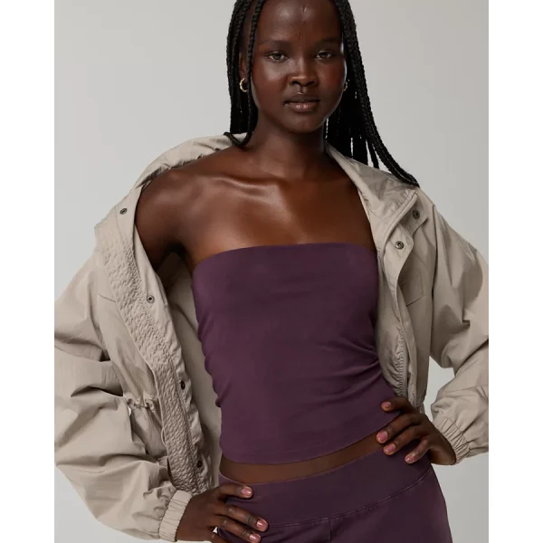 OFFLINE By Aerie OG Cotton Tube Top - Cool Berry