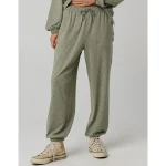 OFFLINE By Aerie Weekend Away Jogger - Olive Fun