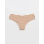 Superchill No Show Cotton Thong Underwear - Sands