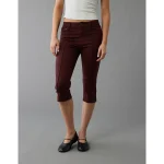 AE Next Level High-Waisted Capri Jean - Berry