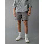 AE 7" Flex Khaki Short - Gray