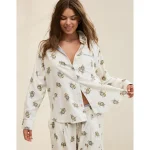 Aerie Flannel Pajama Shirt - Soft Muslin