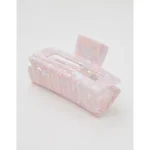 Aerie Large Rectangle Claw Clip - Ballet Pink