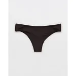 Slick Chicks Adaptive Thong Underwear - True Black